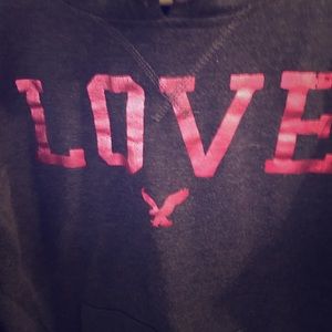 American eagle LOVE hoodie